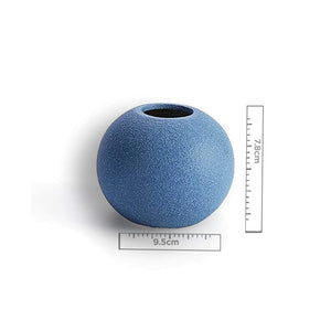 Open image in slideshow, Blueberry | Frosted Ceramic Vase
